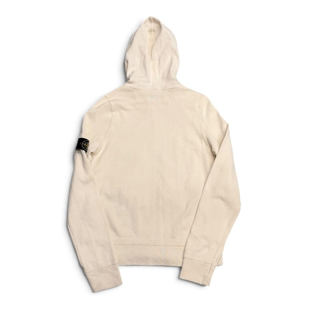 Vintage Stone Island Full Zip Up Knitted Jumper White (XL)