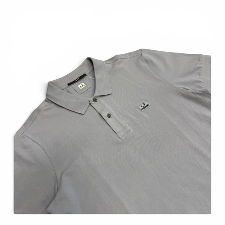 CP Company Logo Embroidered Polo Shirt Blue (L)