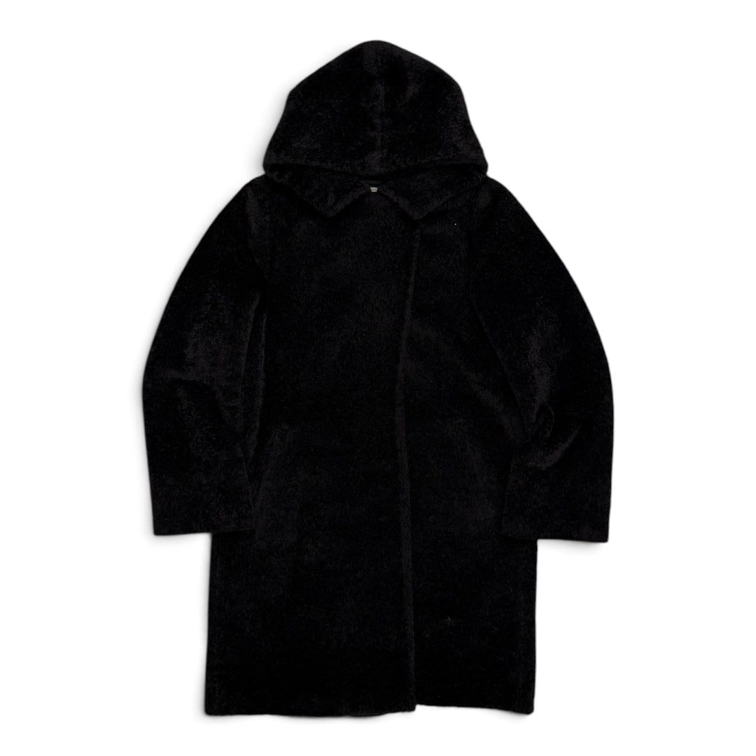 Max Mara Icon Alpaca Teddy Coat Black (M)