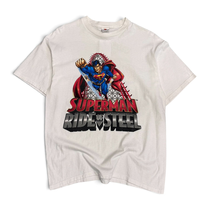 Vintage Superman Graphic T shirt White (L)