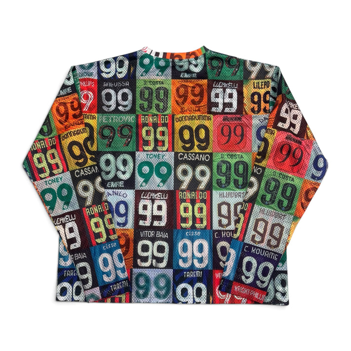 99 Above The Water Mesh Football Top Patterned Jersey (L)