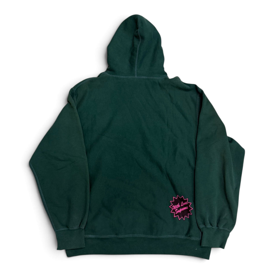 Supreme Jamie Reid Fuc'' All Hoodie Green (L)