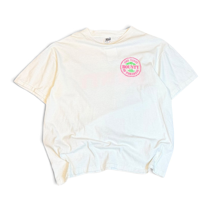 80's Vintage Bounty Promo White Graphic T-Shirt (XL)