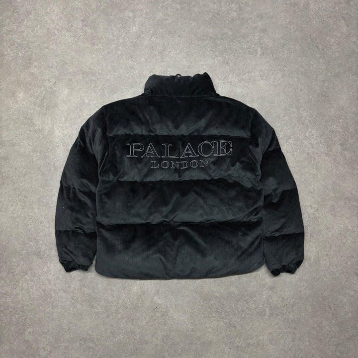 Palace Black Corduroy 3M Puffa Jacket (M)