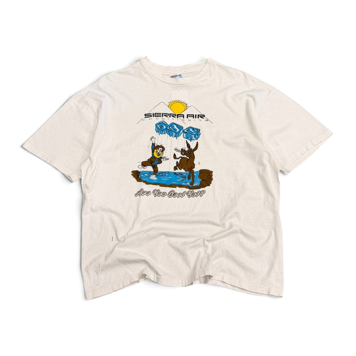Vintage Are You Cold Graphic T shirt White (XL)