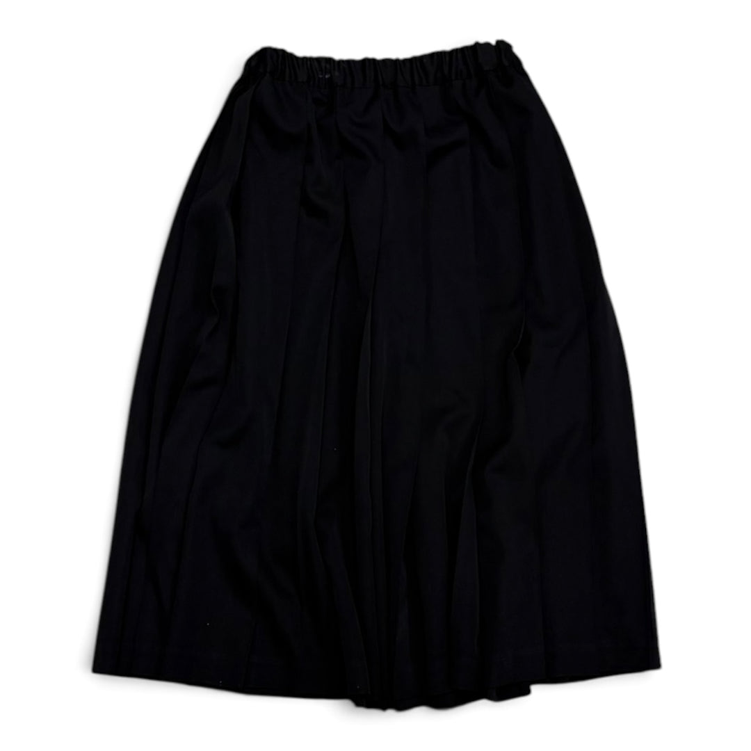 Comme Des Garcons Wool Pleated Skirt Black (XS)