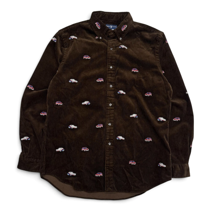 Palace x Ralph Lauren Brown Corduroy GTI Shirt (L)