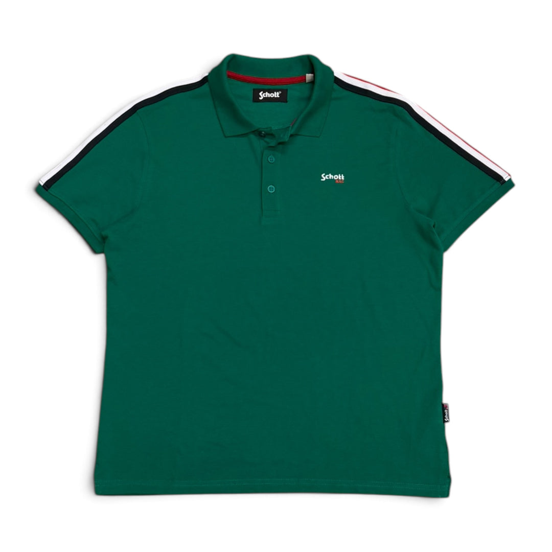 Vintage Schott Polo T shirt Green (L)
