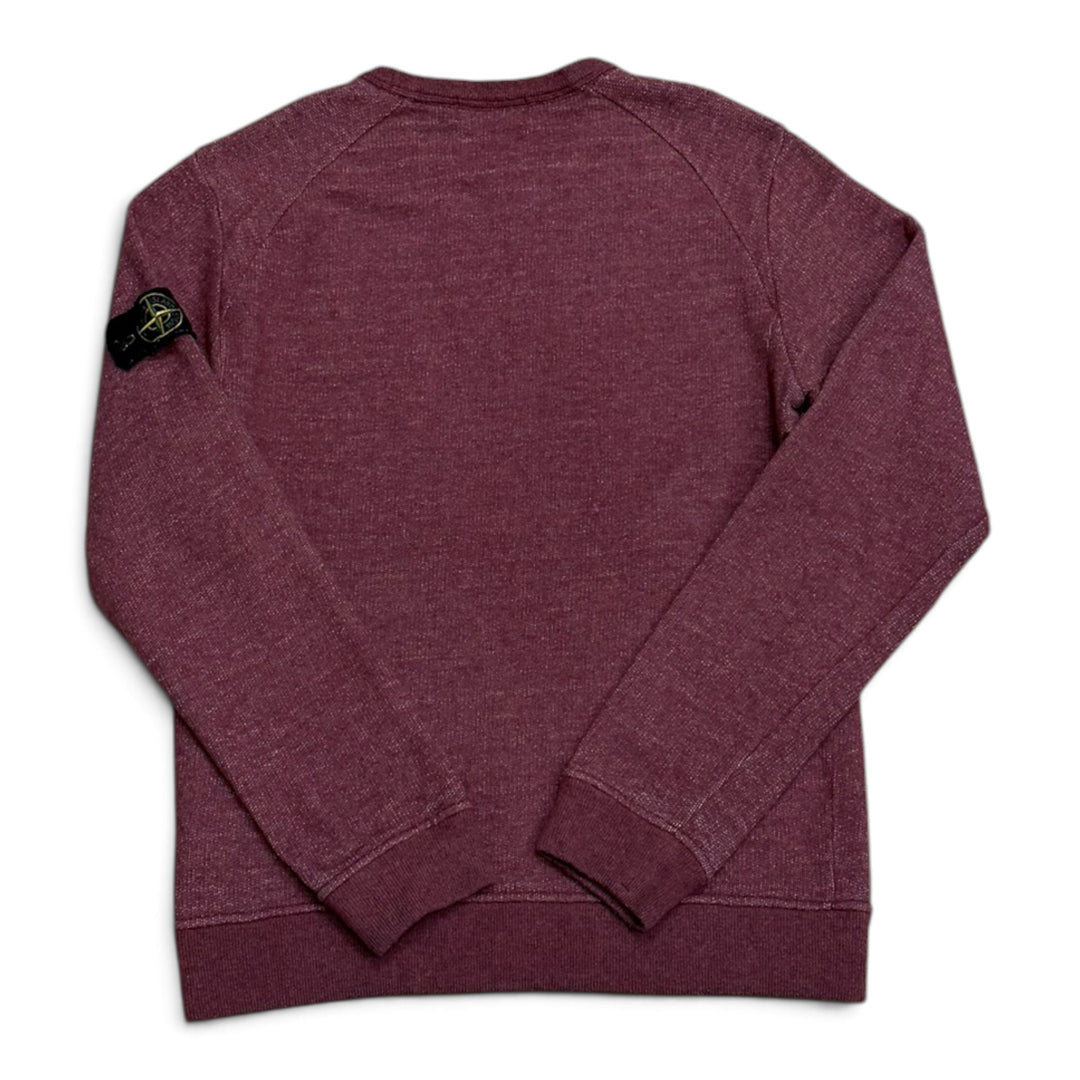 Stone Island Crew Neck Knitted Sweatshirt Purple (L)