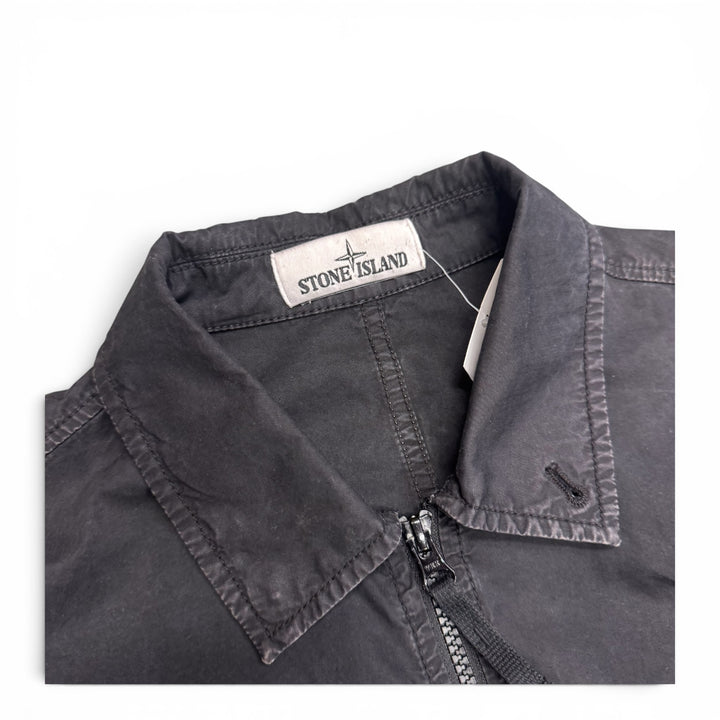 Stone Island Zip Up Shirt Jacket Navy (M)