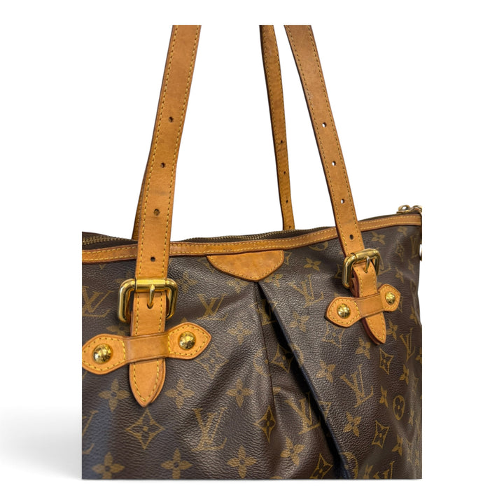 Louis Vuitton Canvas Palermo Monogram  Shoulder Bag Monogram