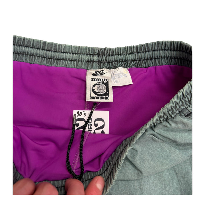 90's Vintage Nike Green Challenge Court Thermal Underlayer Shorts (L)