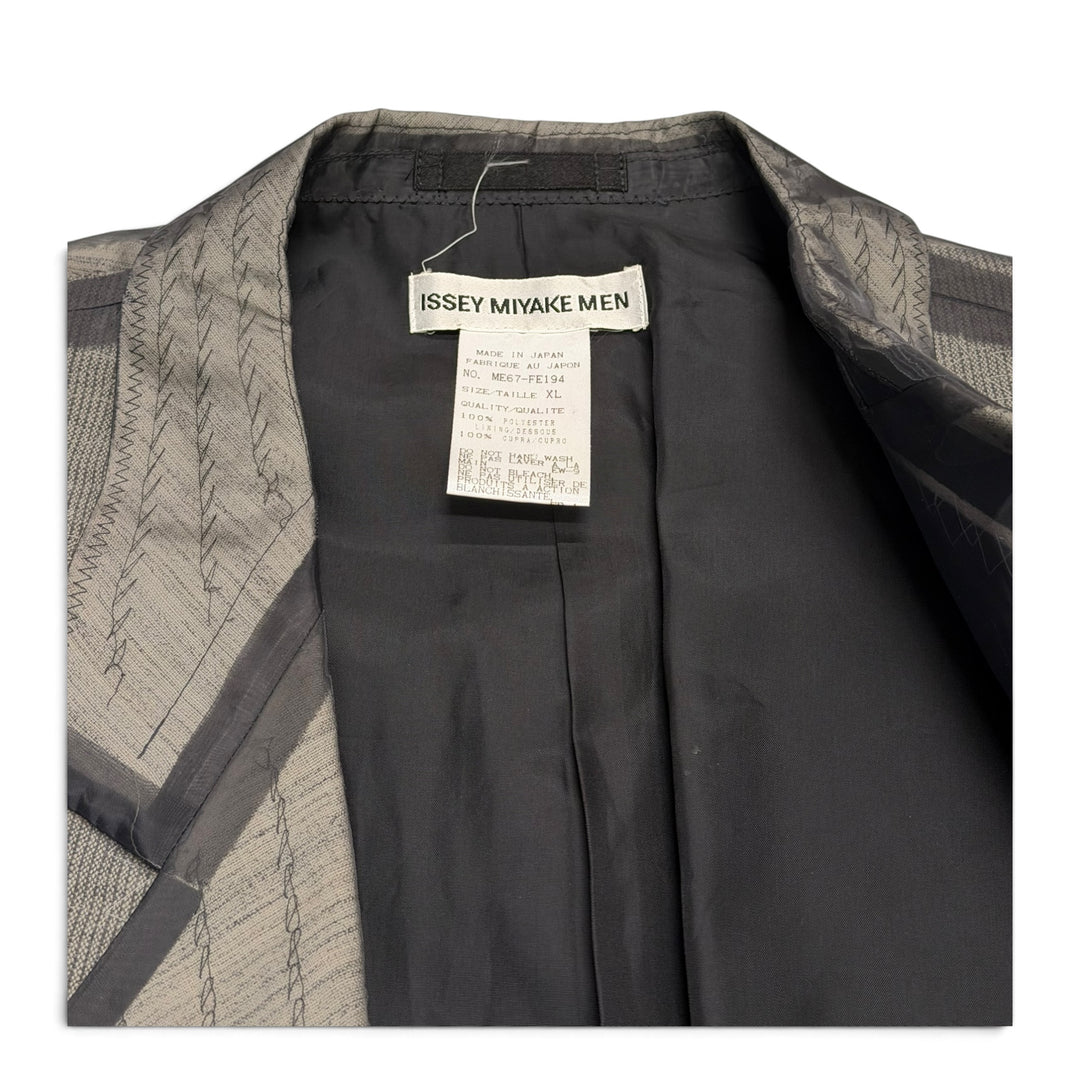 Vintage Issey Miyake Runway  Gillet Grey (XL)