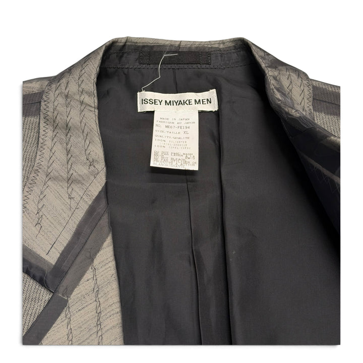 Vintage Issey Miyake Runway  Gillet Grey (XL)
