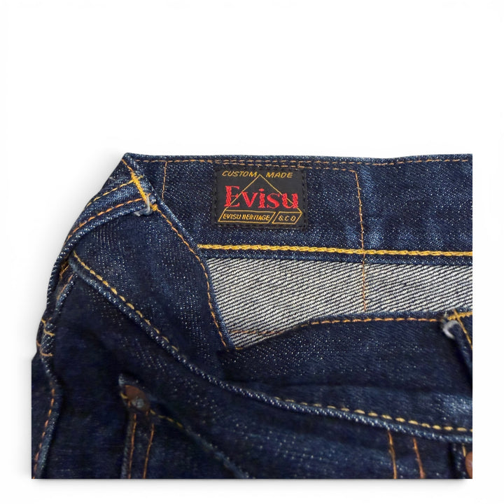Vintage Evisu Straight Fit Jeans Blue 34"