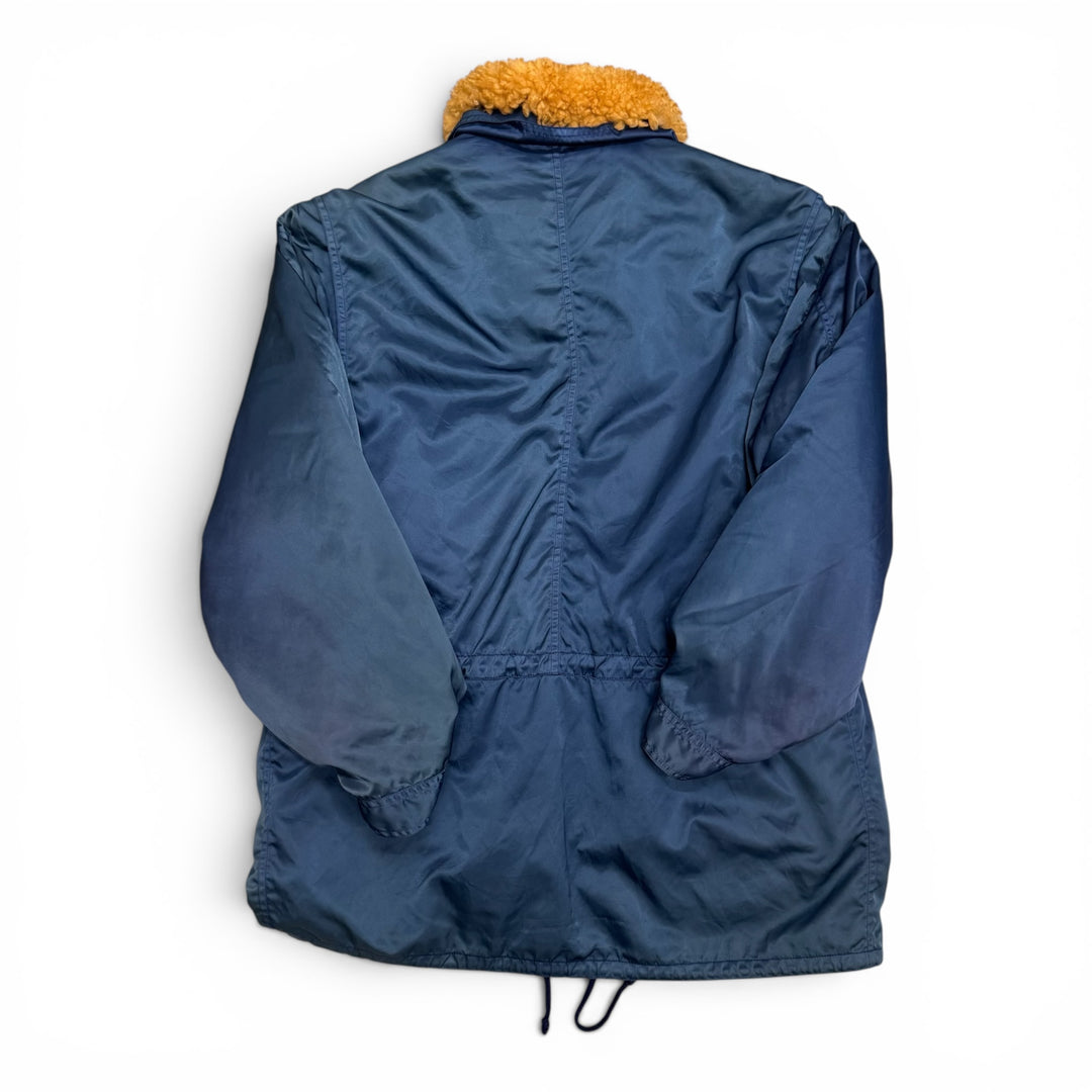 Rare Vintage Boneville 1987 Puffer Jacket Blue (L)