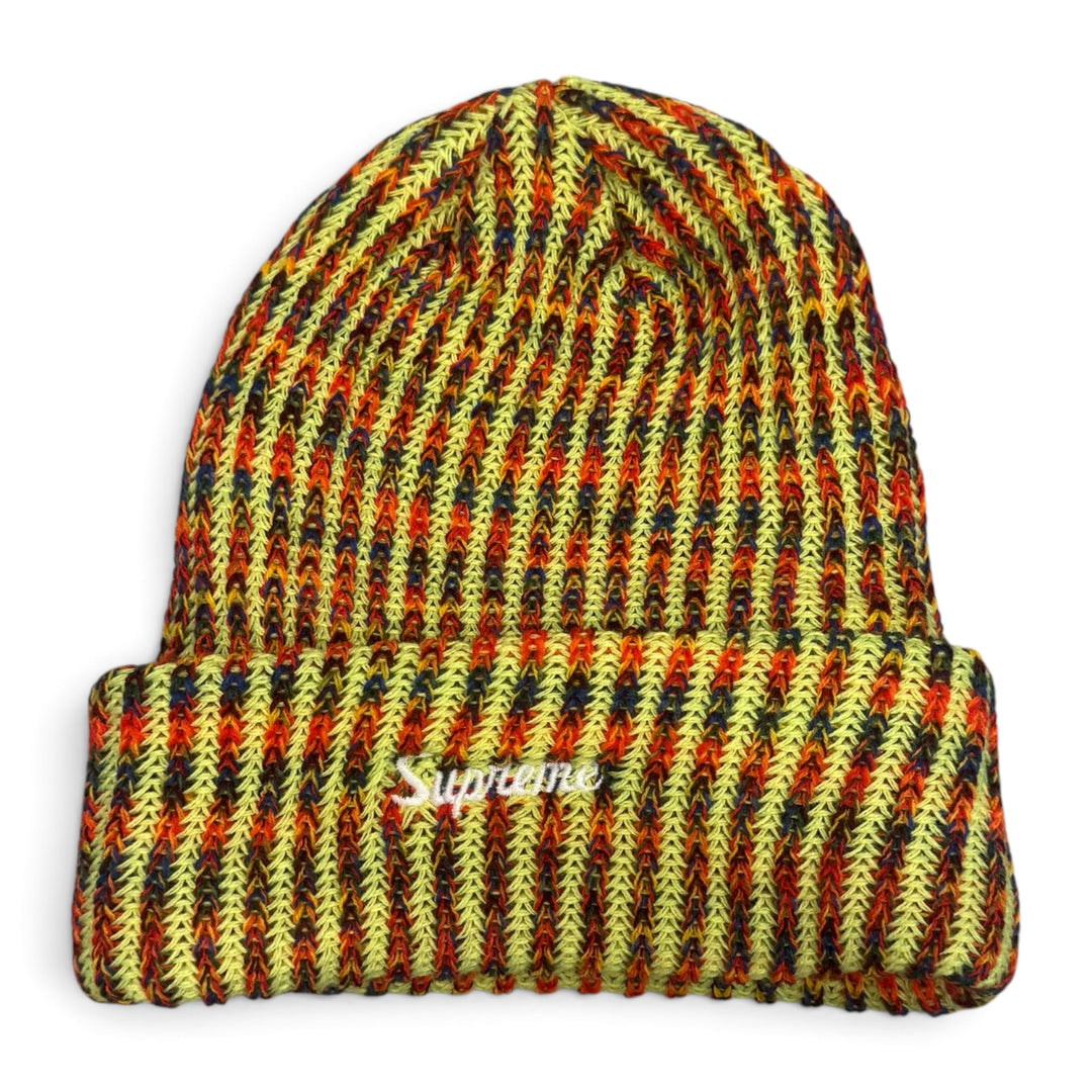 Supreme Rainbow Loose Gauge Beanie Yellow