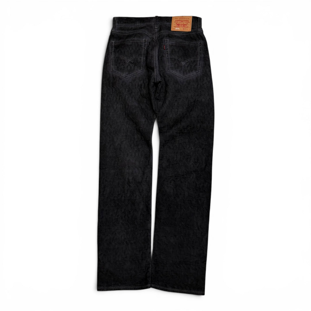 Stussy X Levi's Dyed Jacquard Jeans Grey 29"