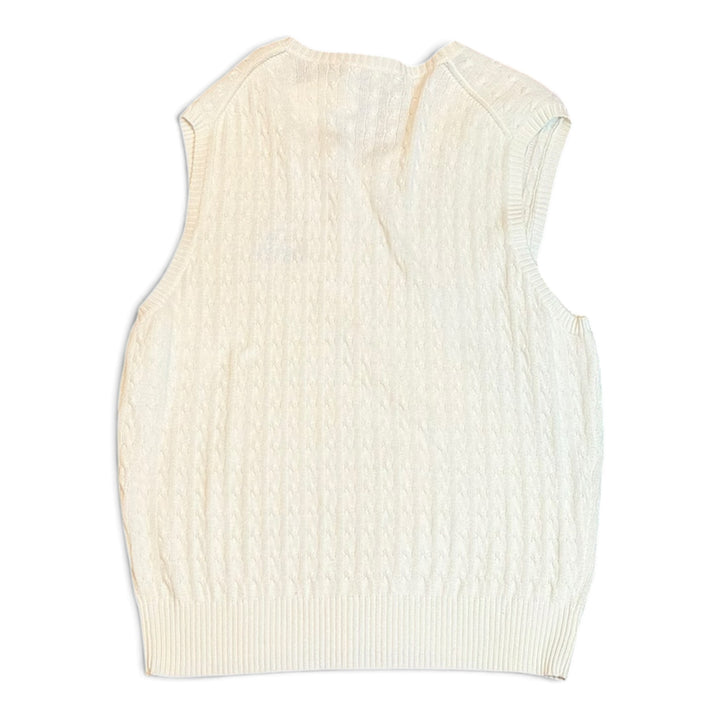 Vintage Polo Ralph Lauren Ryder Cup White Knitted Sweater Vest (L)