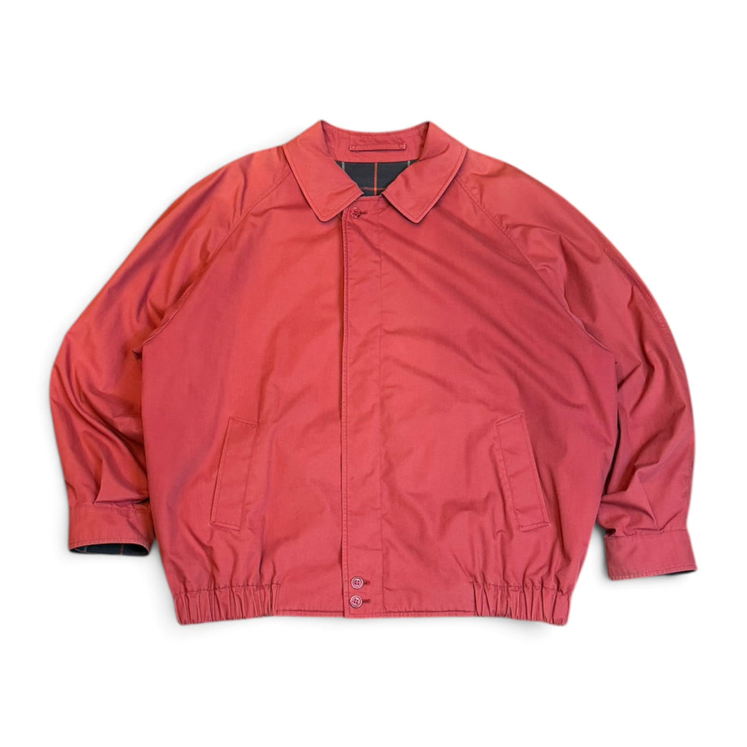 Vintage Burberry Red Collared Short Jacket (XL)
