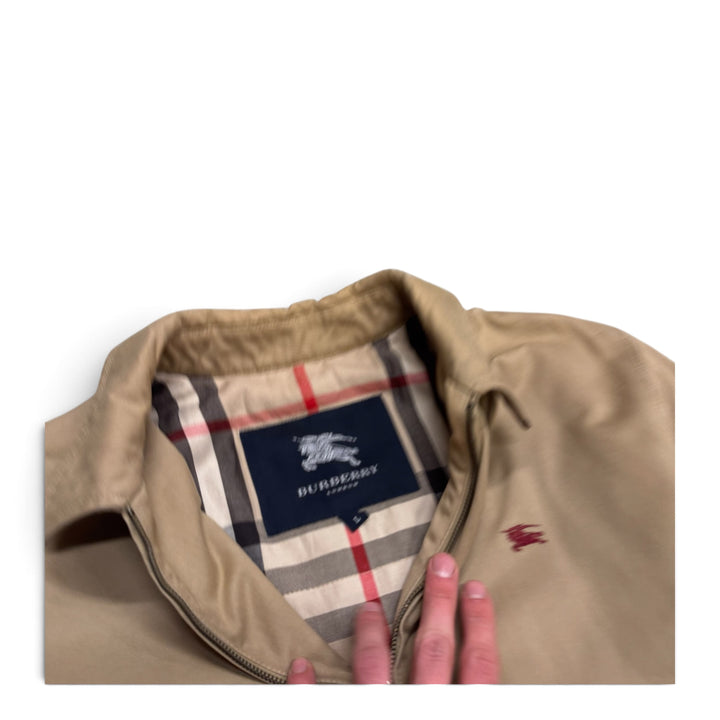 Vintage Burberrys Zip Up Jacket Beige (M)
