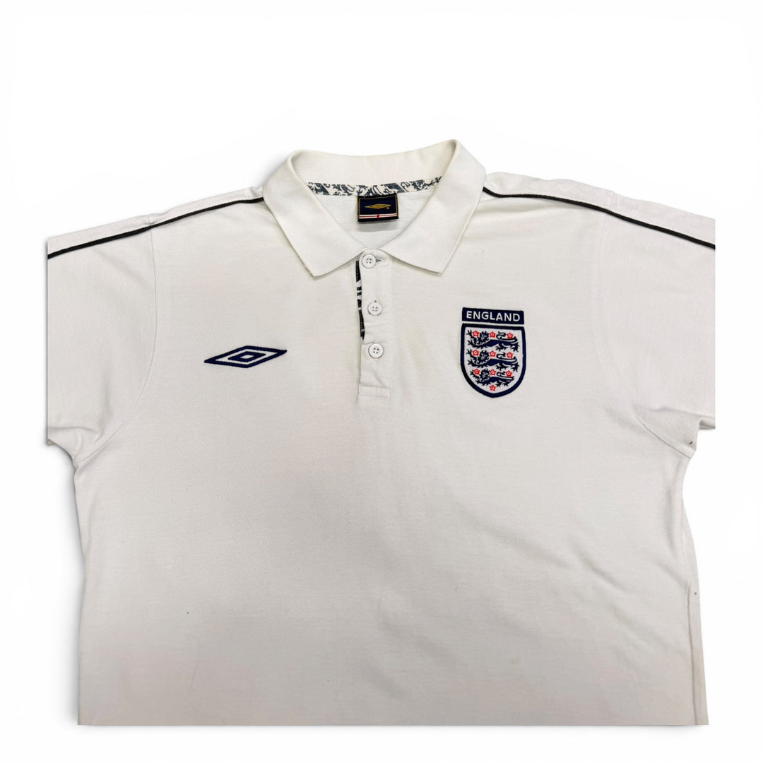 2007-08 Umbro England National Team Polo Shirt White (L)