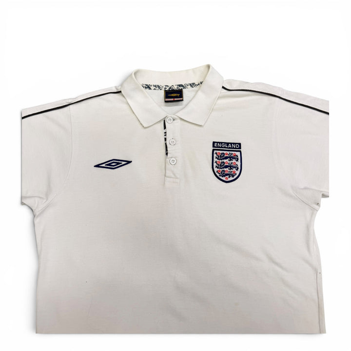 2007-08 Umbro England National Team Polo Shirt White (L)
