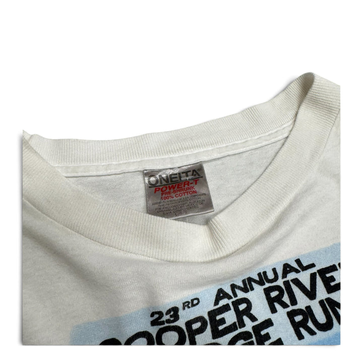 Vintage Cooper River Bridge Run Graphic T shirt White (L)