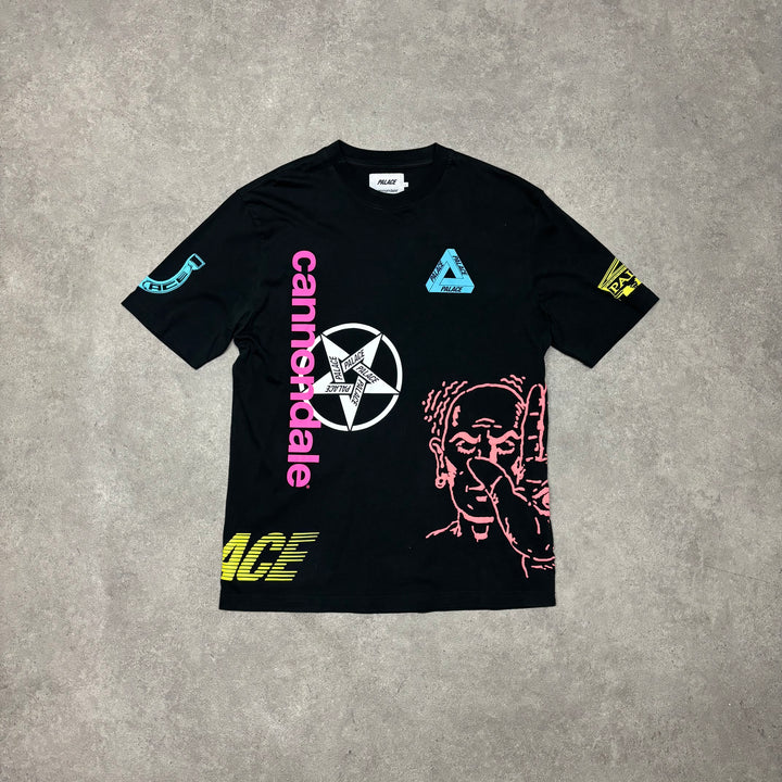 Palace x Canondale Black Graphic print T-Shirt (L)