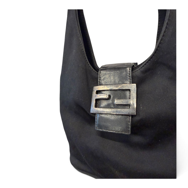 Fendi Mamma Baguette Black Handbag