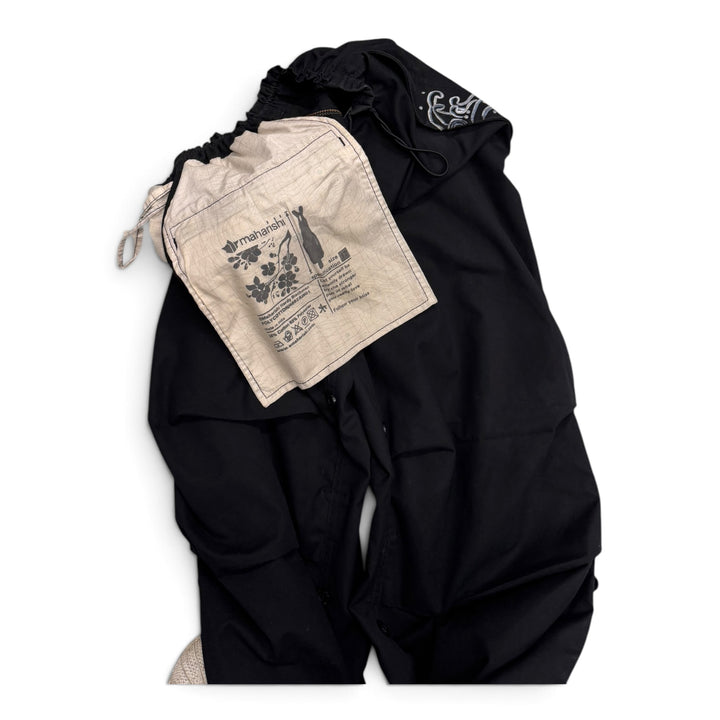 Maharishi Black Embroidered Dragon Snow Pants (M)