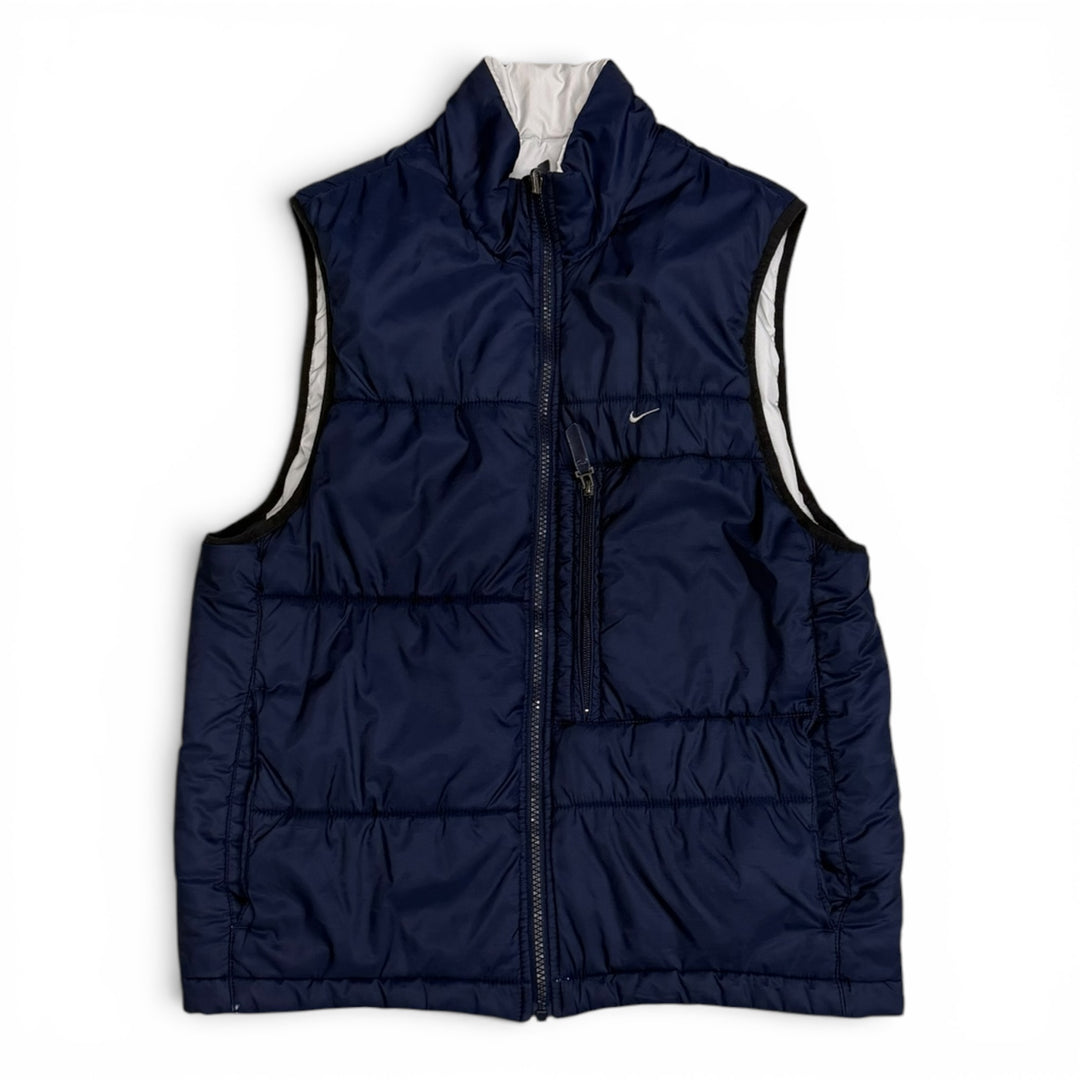 Vintage 90's Nike Reversible Gilet Grey (S)