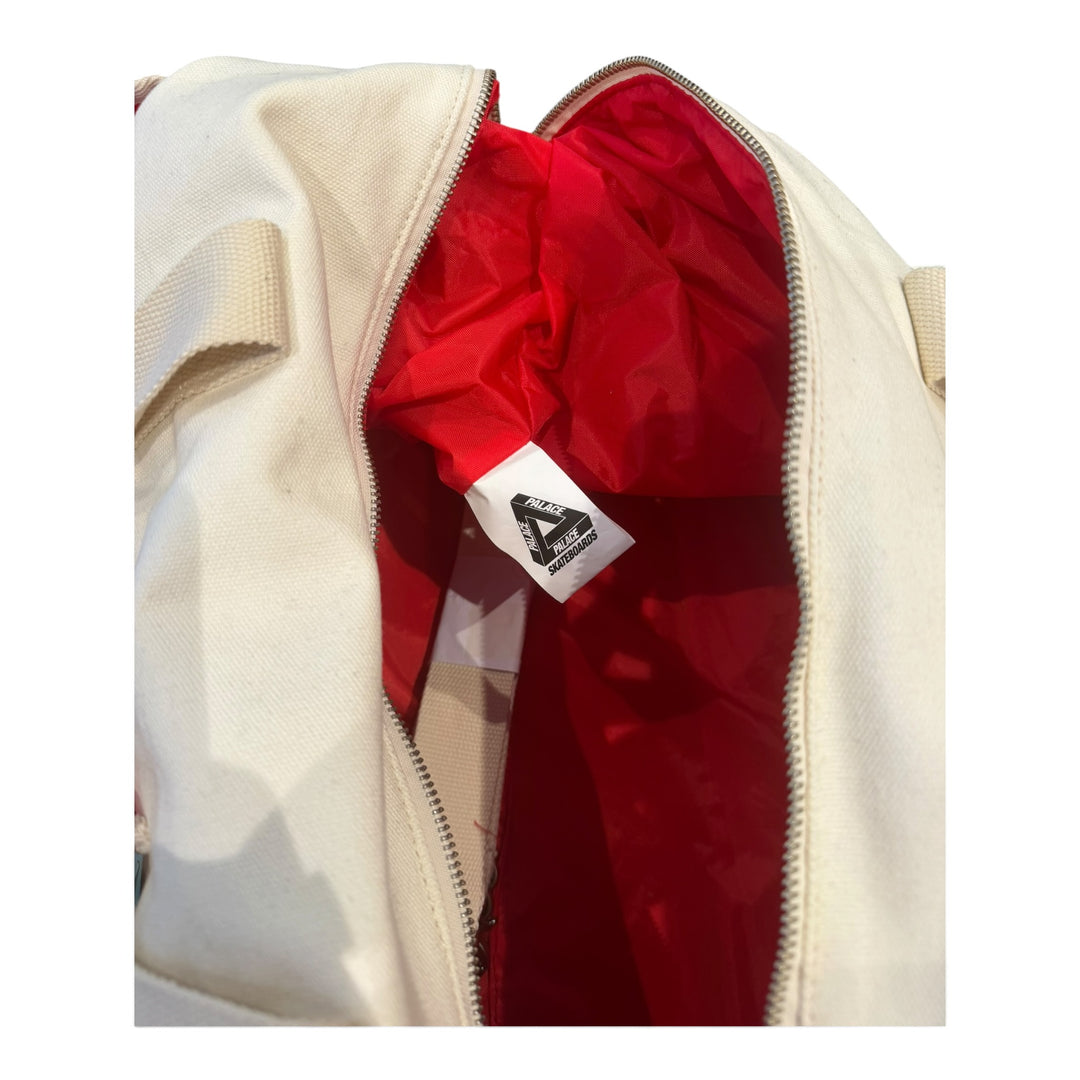 Palace x Stella Artois Cream Duffle Bag