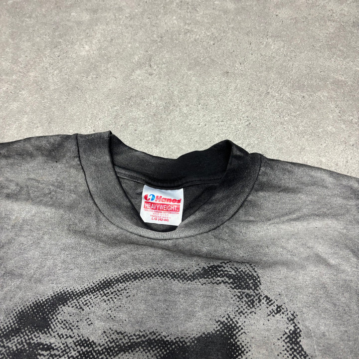 90's Vintage Barbera Mandell Black Graphic T-Shirt (L)