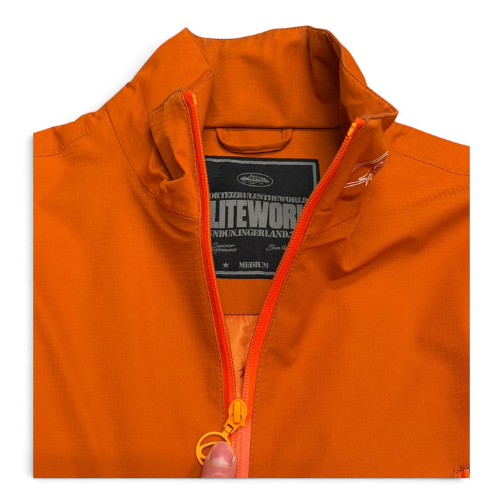 Corteiz RTW Gutta Waterproof  Jacket And Bottoms Orange (M)