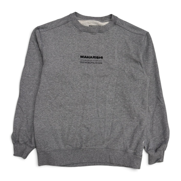 Maharishi Classic Miltype Crew Neck Sweatshirt Grey (XS)