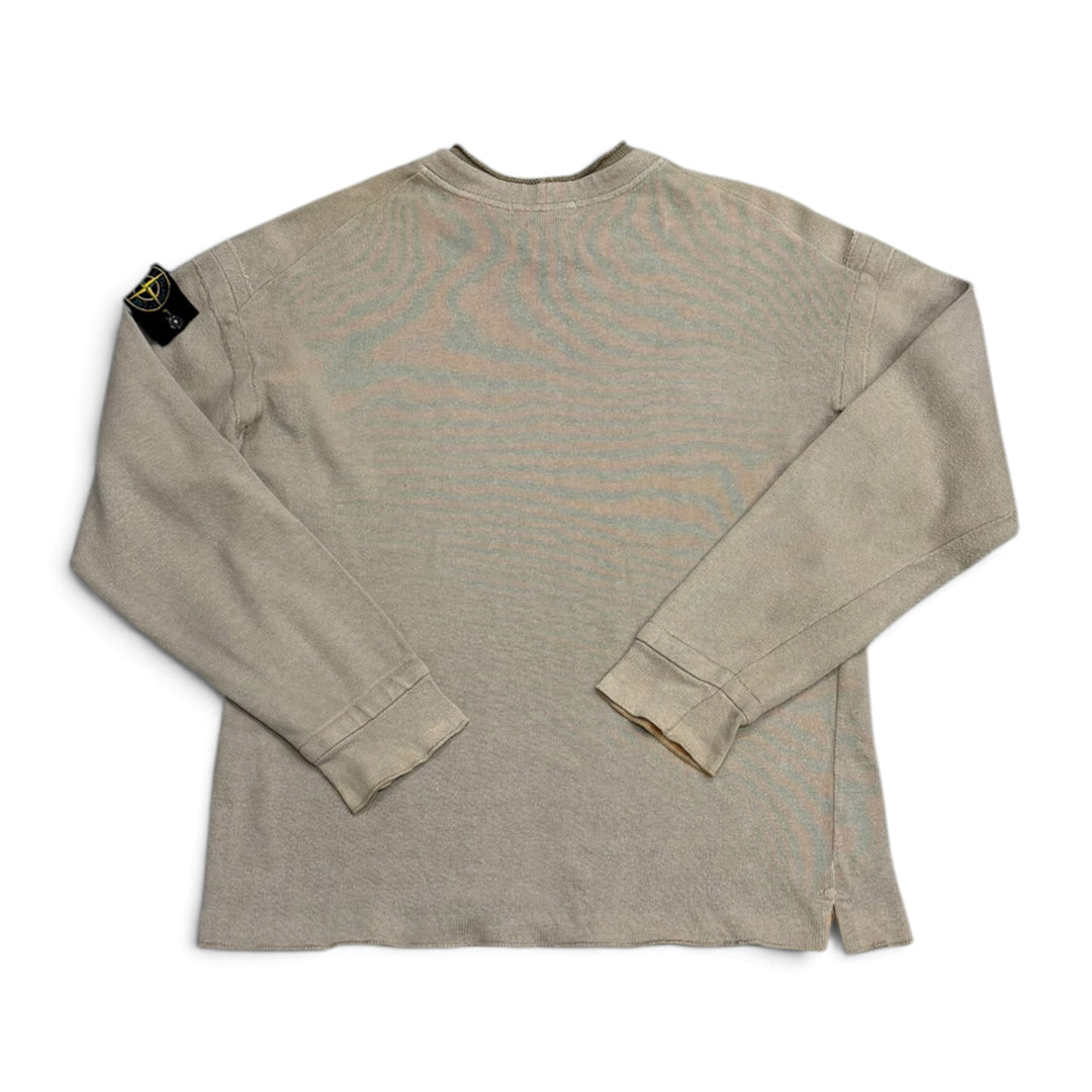 Vintage Stone Island Knitted Jumper Beige (M)