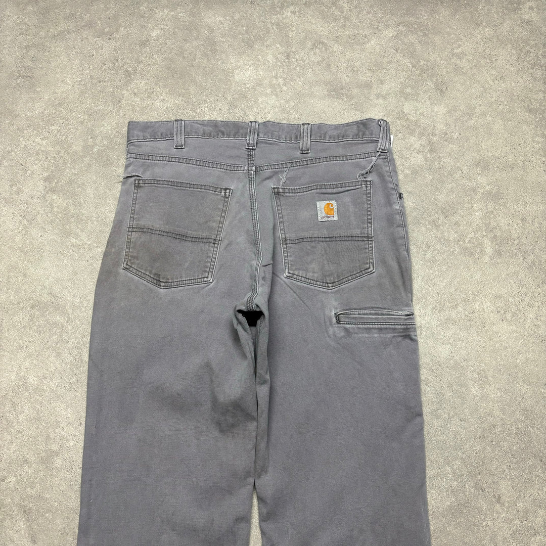 Vintage Carhartt Grey Workman Trousers (32x32)