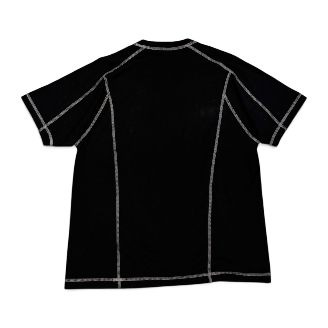Stussy Black Spellout heavy stitch T-shirt (S)