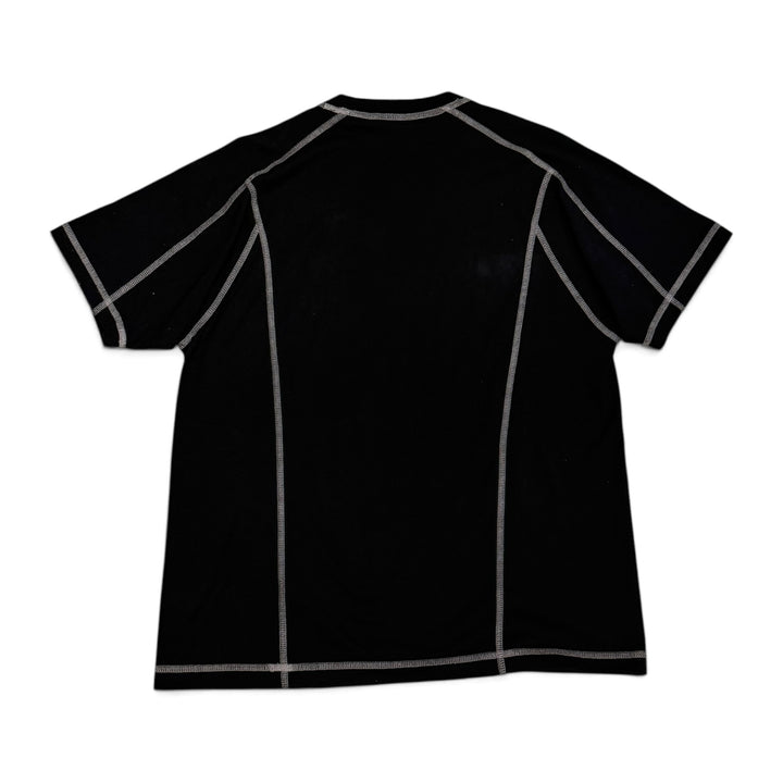 Stussy Black Spellout heavy stitch T-shirt (S)