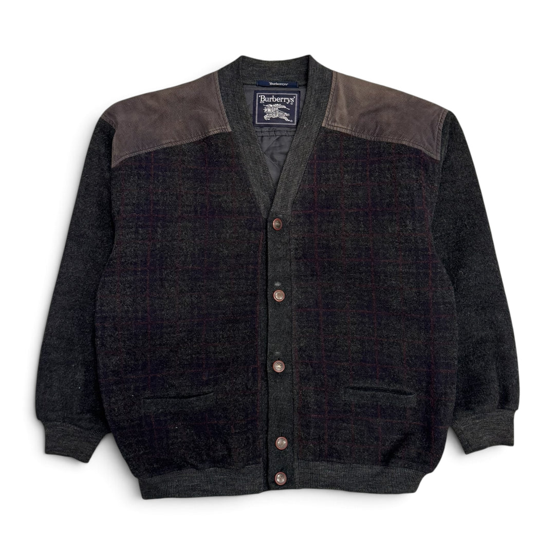 Vintage Burberrys Button Up Cardigan Grey (M)