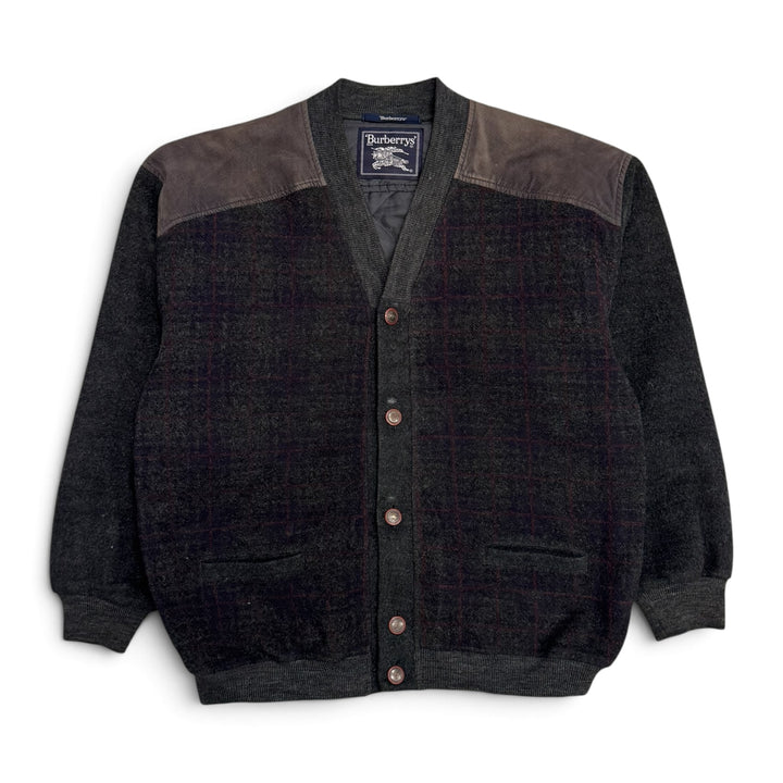 Vintage Burberrys Button Up Cardigan Grey (M)