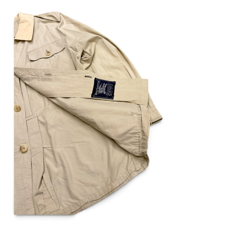 Vintage Burberys Button Up Lightweight Jacket Beige (L)