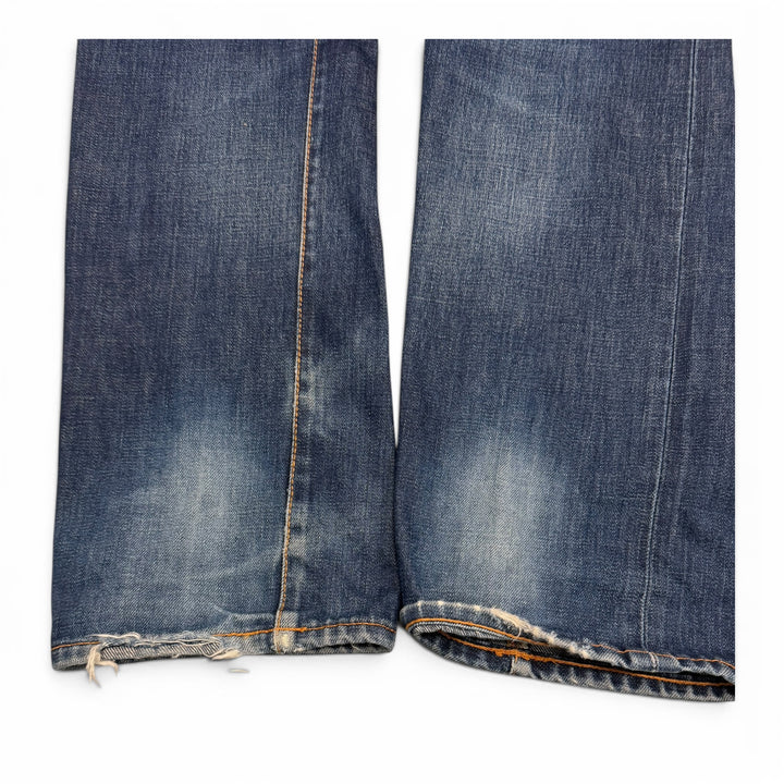 Vintage Evisu Engineered Jeans Blue 34"
