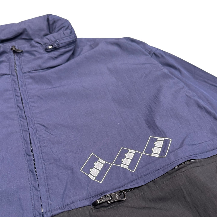 The Trilogy Tapes Packable Festival Jacket Navy Black (L)