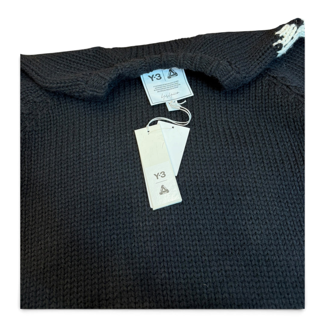 BNWT Palace x Y-3 Black Heavy Knitted Sweater (XL)
