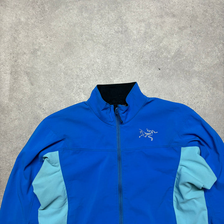 Vintage Arcteryx Lightweight Blue Zip Up Jacket (Women's S)