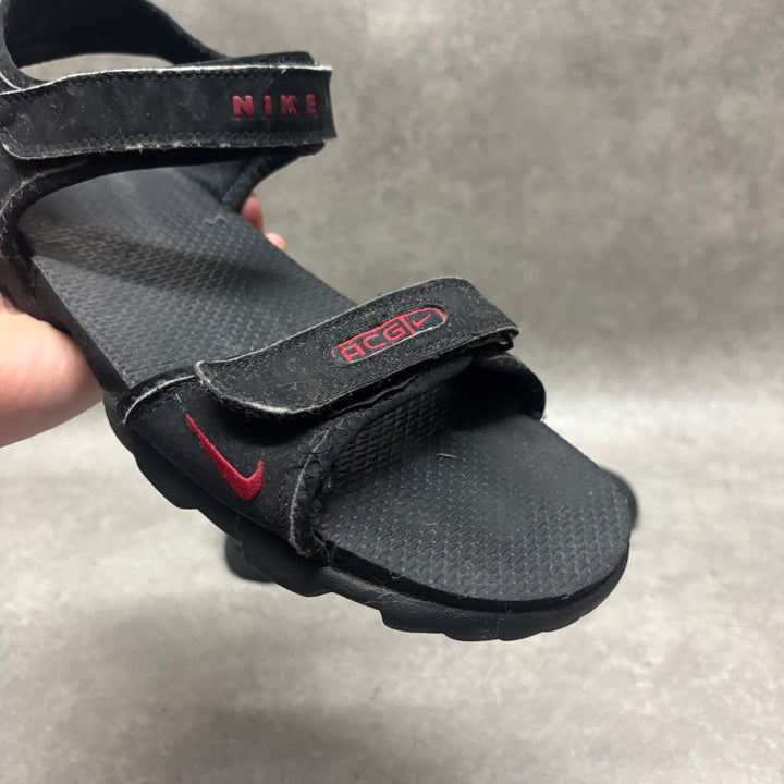 Vintage Nike ACG Black Sandals (UK10)