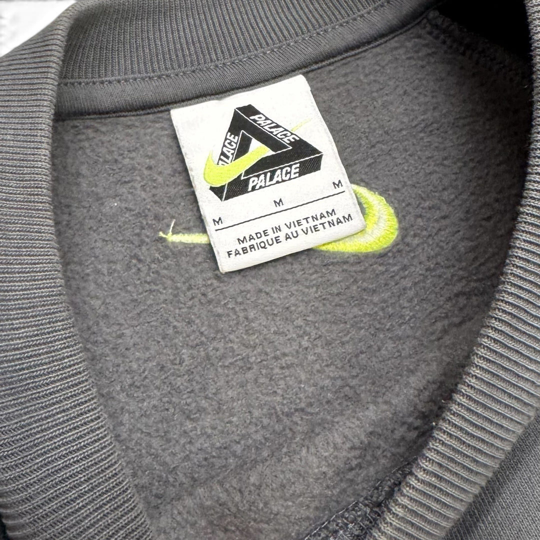 Palace X Nike Total P90 Sweatshirt Grey (M)