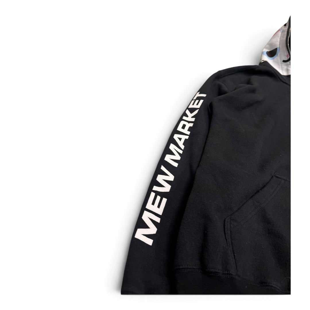 Market Kitten Black Full Zip Hoodie (M)